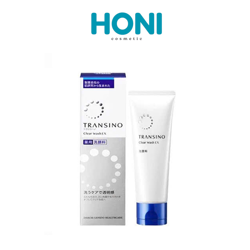 Sữa Rửa Mặt Transino Clear Wash Làm Sạch Sâu, Ngừa Nám Và Tàn Nhang 100G - LSDM95