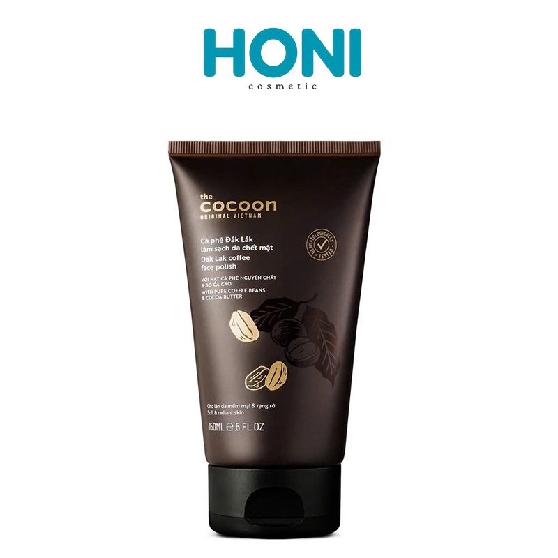 Tẩy Tế Bào Chết Cocoon Cà Phê Đắk Lắk Cho Da Mặt 150ml - LSDM133