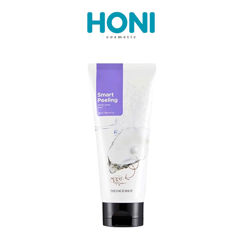 Tẩy Tế Bào Chết The Face Shop Ngọc Trai Smart Peeling Làm Sáng Da, Mịn Màng 120Ml - LSDM115