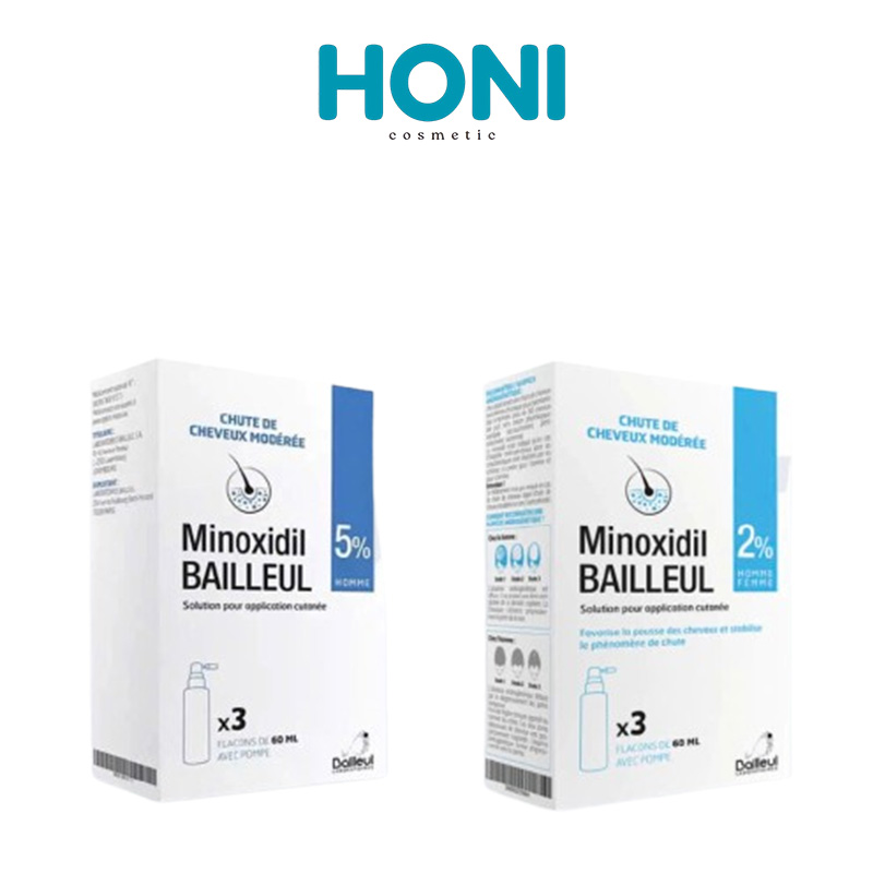 Xịt Mọc Tóc Minoxidil Bailleul Laboratoires Kích Thích Mọc Tóc Và Giảm Rụng Tóc 60Ml 2% - CSHAIR3